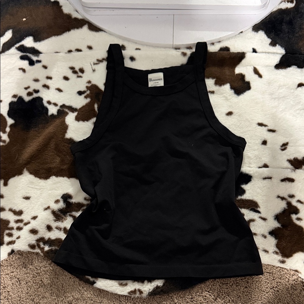 No Boundaries Black Tank Top